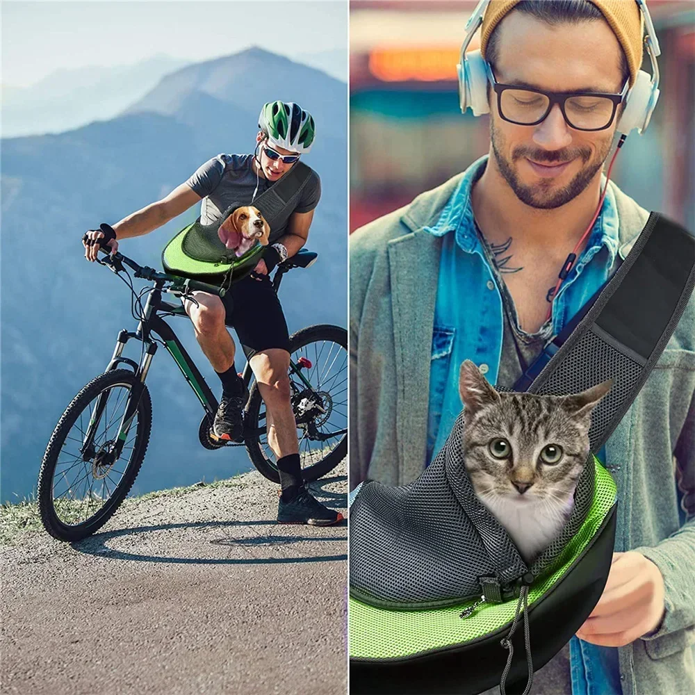 New Summer Pet Travel Bag Perfect for Cats & Dogs Mesh Structure Ensures Breathability A Must - Have Durable Portable Accessory