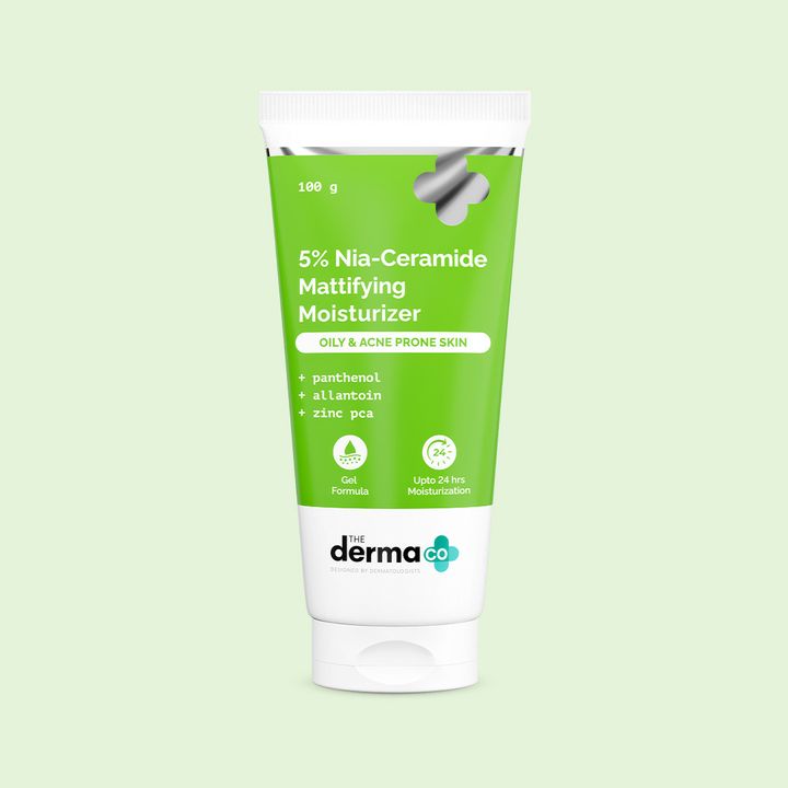 The Derma co 5% Nia-Ceramide Mattifying Moisturizer 100 gm