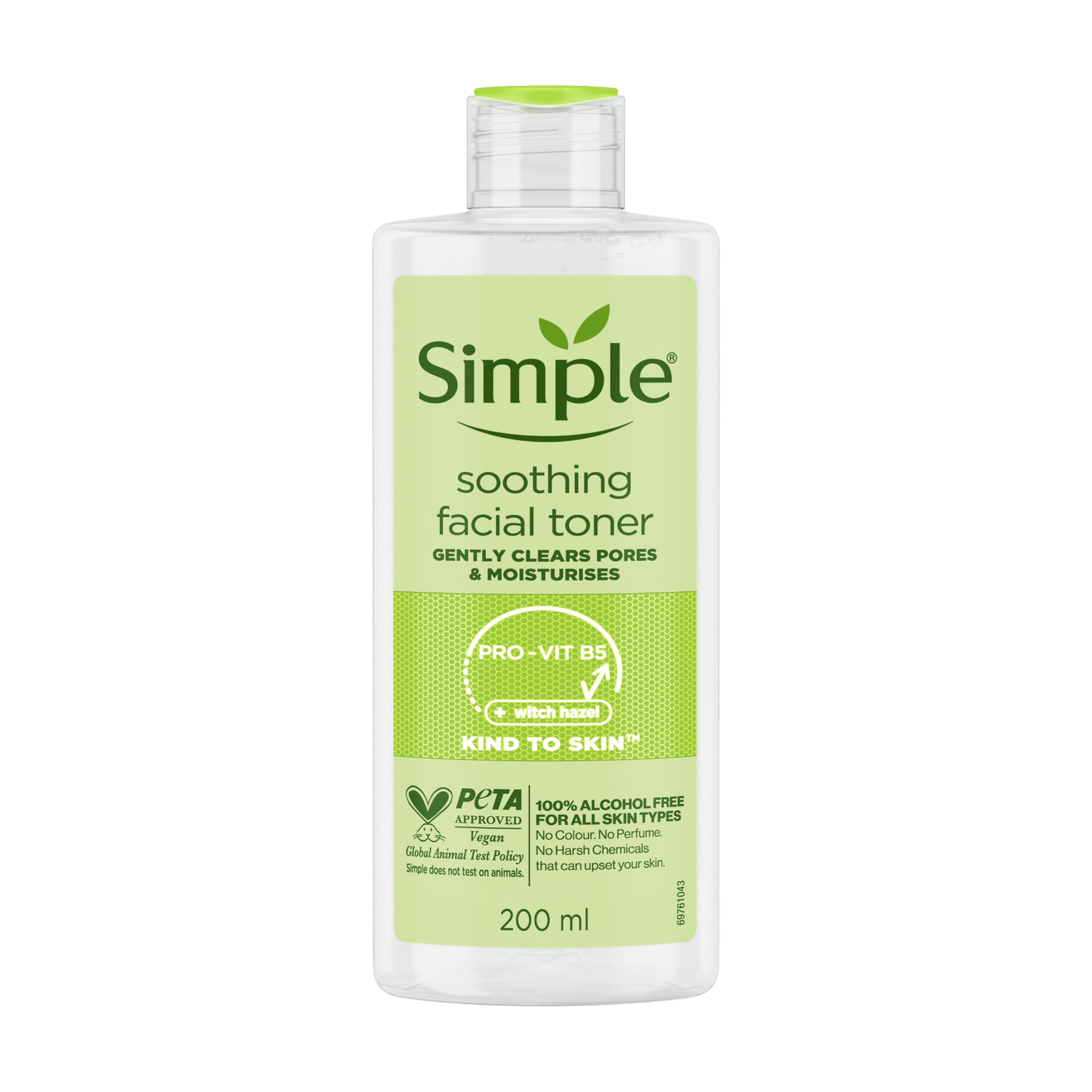 Simple Kind To Skin Soothing Facial Toner, 200 ml