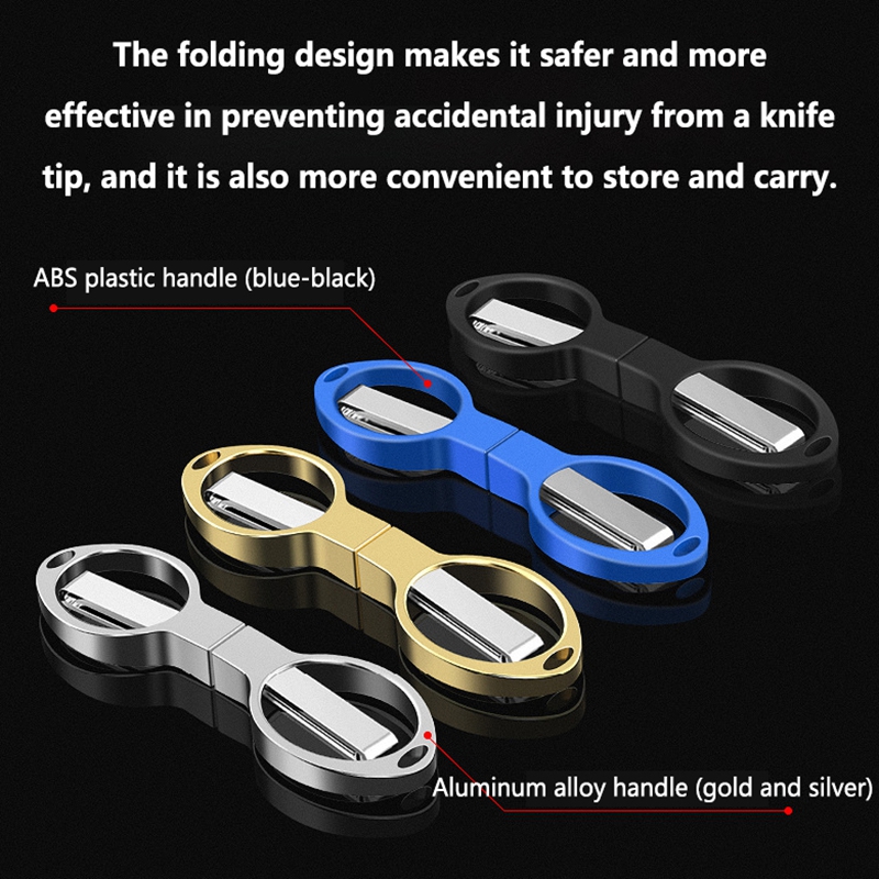 1Pcs Versatile Stainless Steel Folding Scissors - Retractable, Durable, and Portable for Travel,Outdoor & Daily Needs