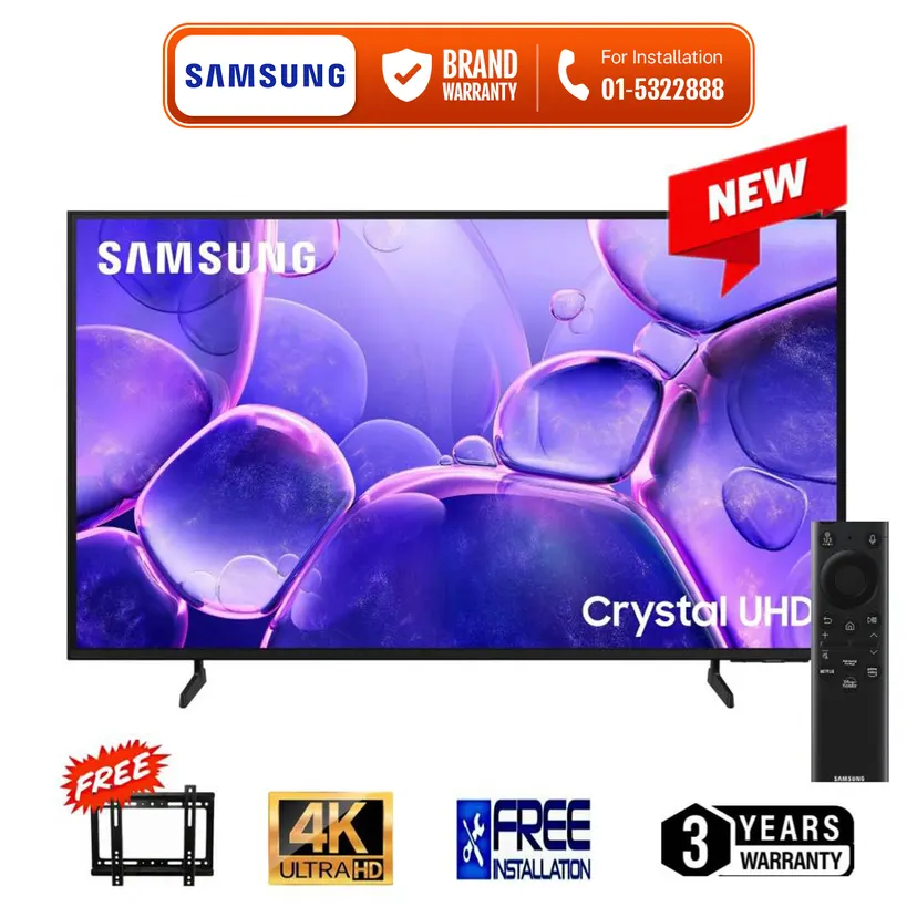SAMSUNG 65 inch Crystal UHD 4K Smart TV UA65U8500F Metal Stream Design