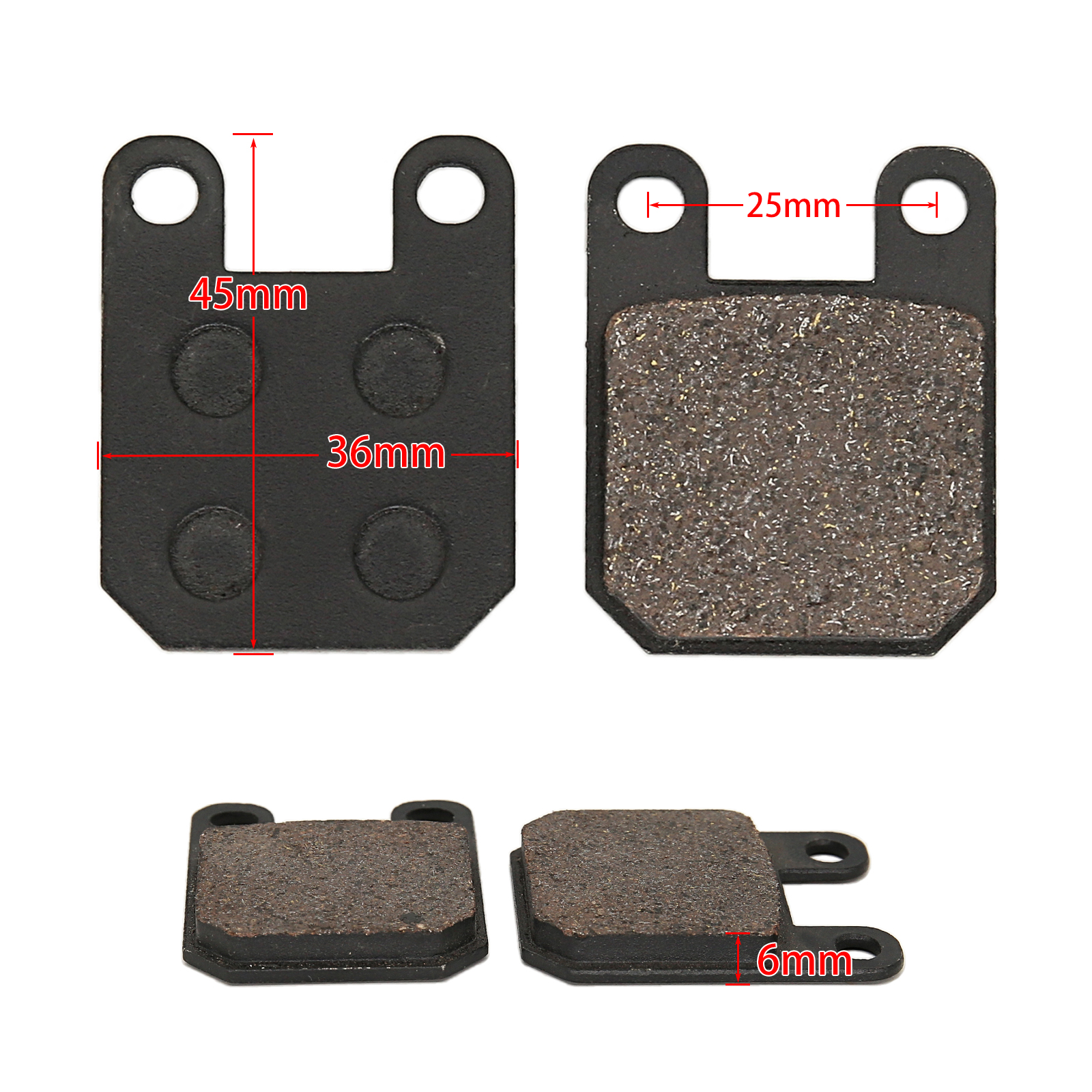 Motorcycle front rear Brake disc Pads for Motocross ATV 110cc 125cc-160cc Pit Dirt Bike SDG SSR Taotao
