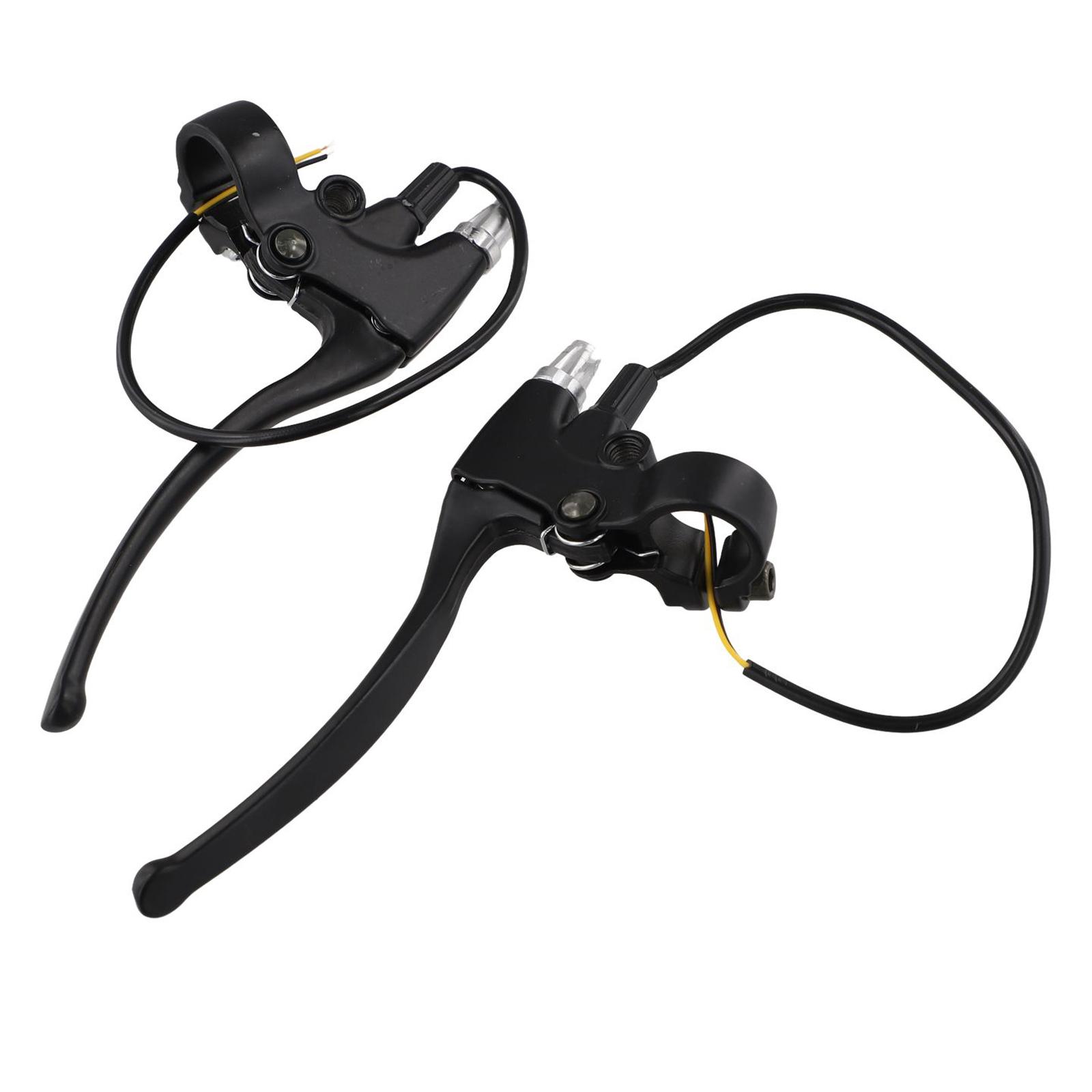 Components Brake Levers Cycling Grip 1 pair Aluminum Alloy Cut Off Switch Electric Bicycle Replacement Scooter