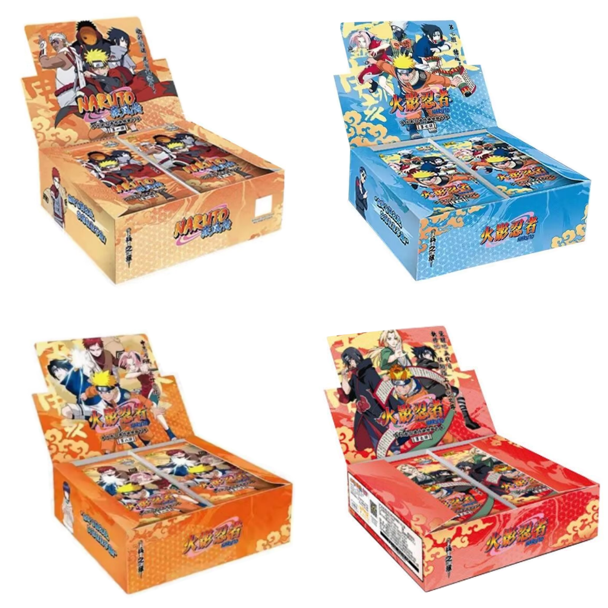 Hot Selling KAYOU Naruto Chapter 1 Series 7 Series Uzumaki Naruto Uchiha Sasuke Full Box Collection Genuine Cards