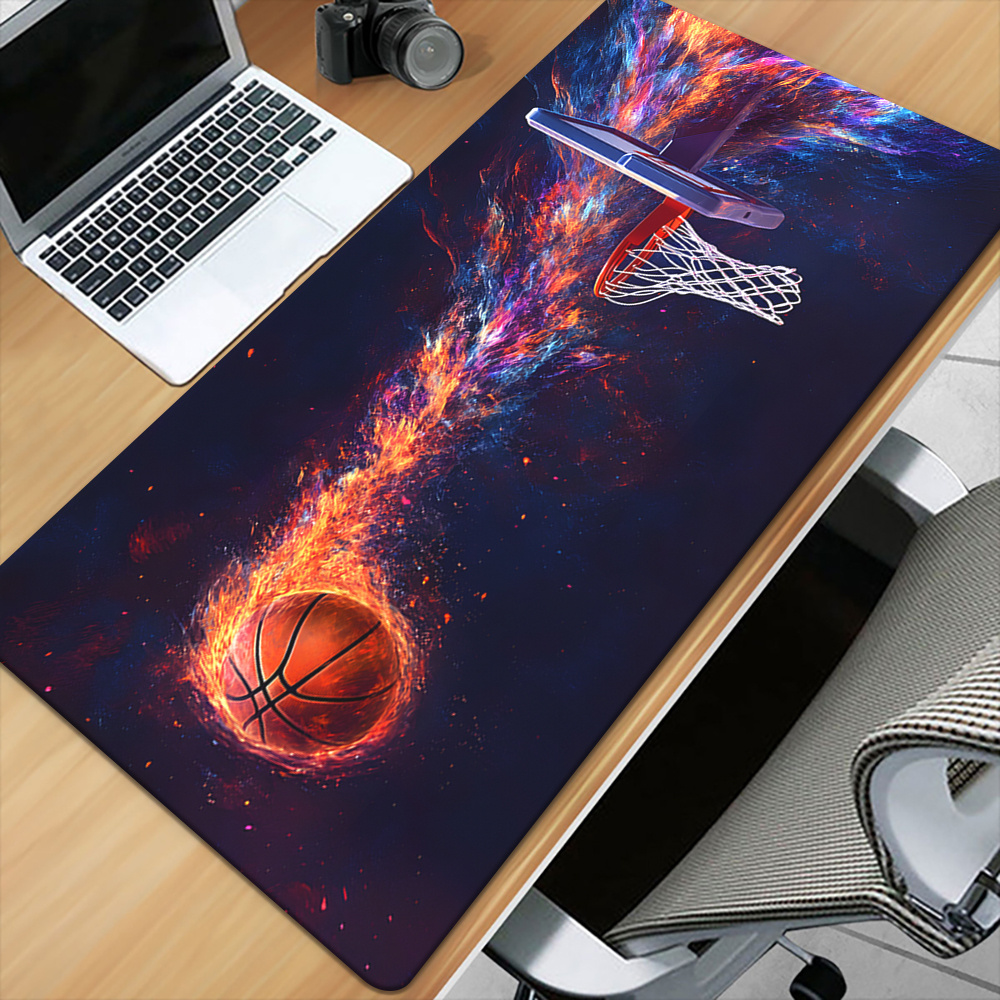 Gaming Mouse Pad XXL Daisy Landscape Desk Mat Non Slip Stitched Edge for Office Home Study Gaming Setup