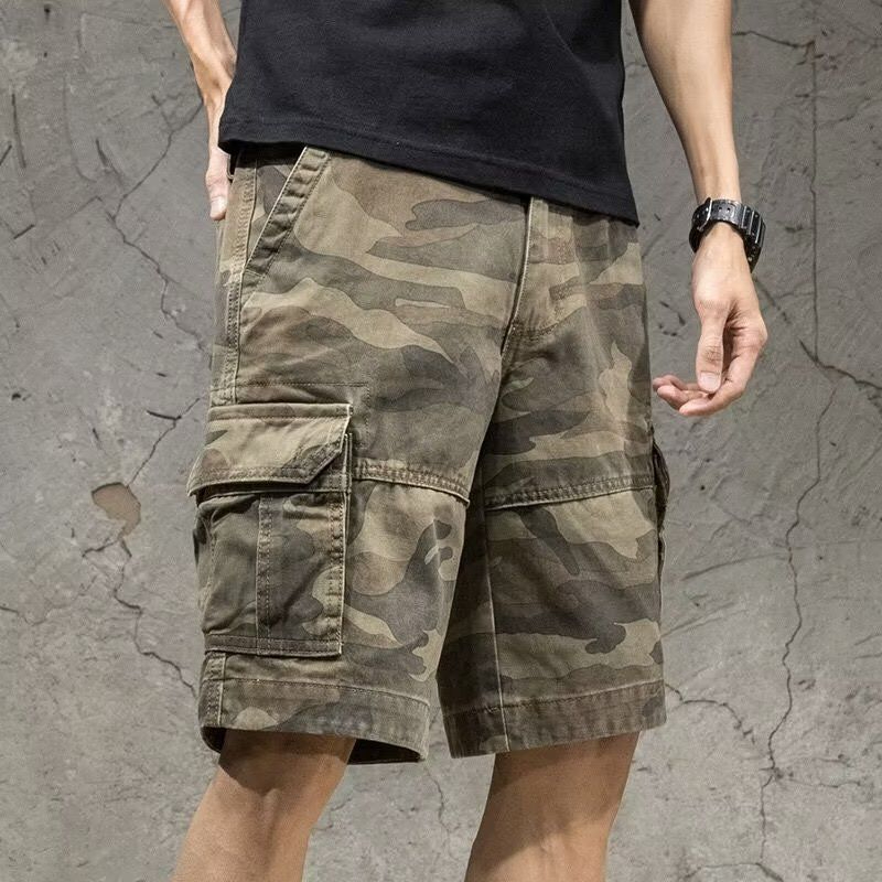 Men's Cargo Shorts Hiking Camo Male Bermuda Short Pants Wholesale Y2k Hevy Whate New In 2025 Fashion Designer Hot