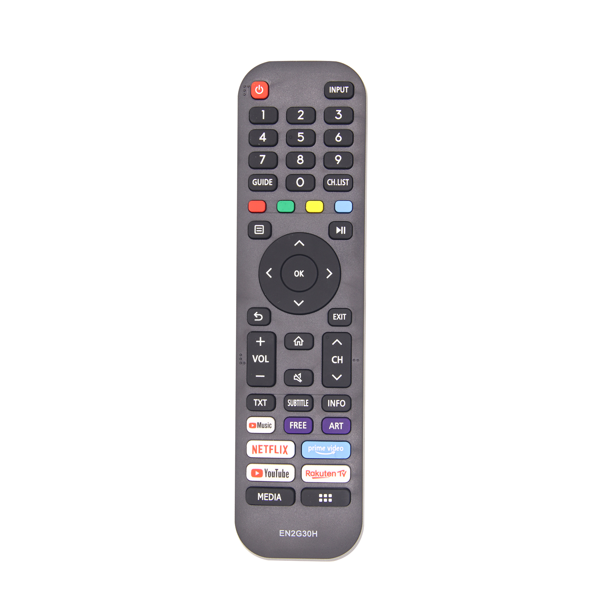 New ReplacementEN2G30H Universal Remote with Netflix,Prime Video,YouTube,Rakuten TV Buttons