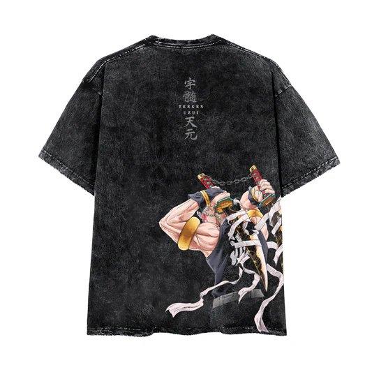 2026 Summer Dragon Ball Family Matching Vintage Tee Men 100% Cotton Washed High Quality Nostalgic Print Heavyweight Retro Tops