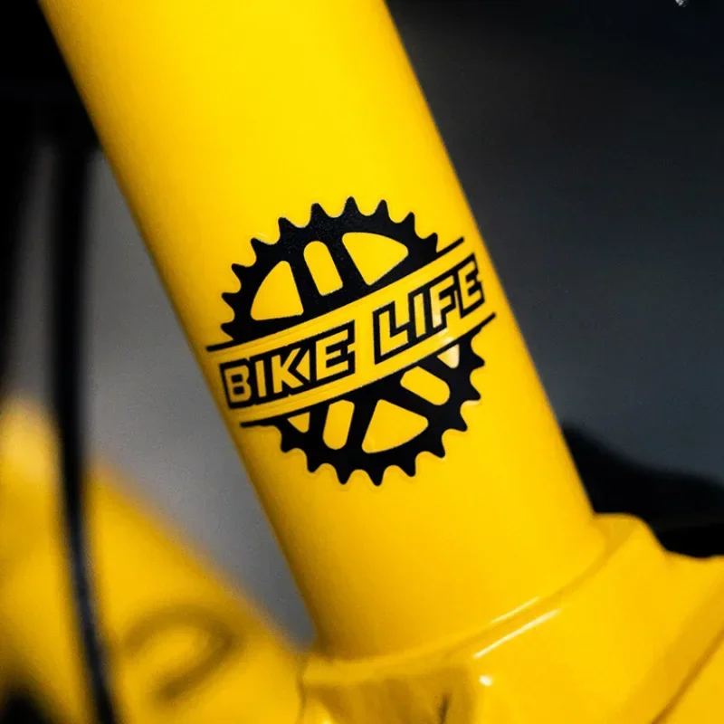 1Pcs Bike Life Waterproof Vinyl Decal For Bicycle Frame Top Tube Decorative Sticker For Mountain Road Bike Accessories