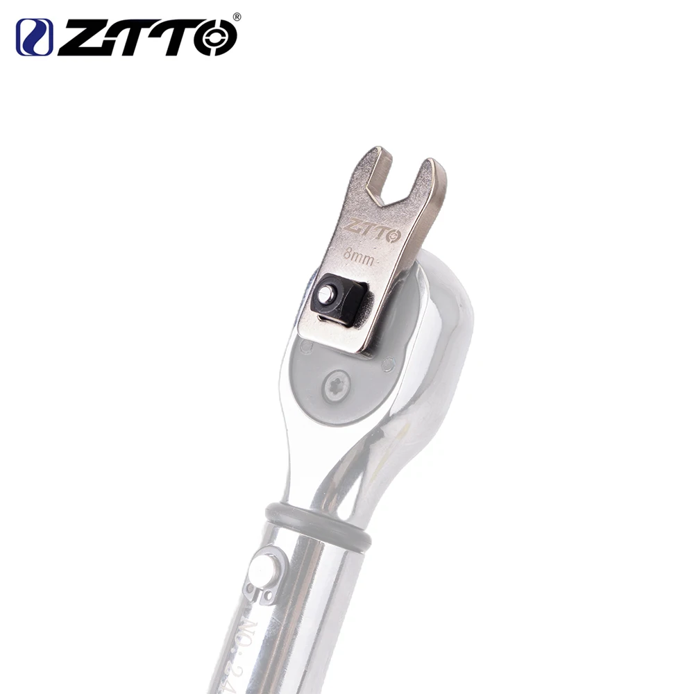 ZTTO 1/4" Torque Use 8mm Open-End Wrench Steel Bicycle Repair MTB Road Bike Hydraulic Disc Brake Lever Line Bolt Tool