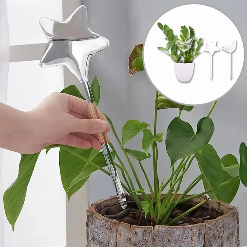1pcs Cute Animal Shape Auto Drip Irrigation System Automatic Watering Flower Plants Indoor Garden Household Plastic Waterering