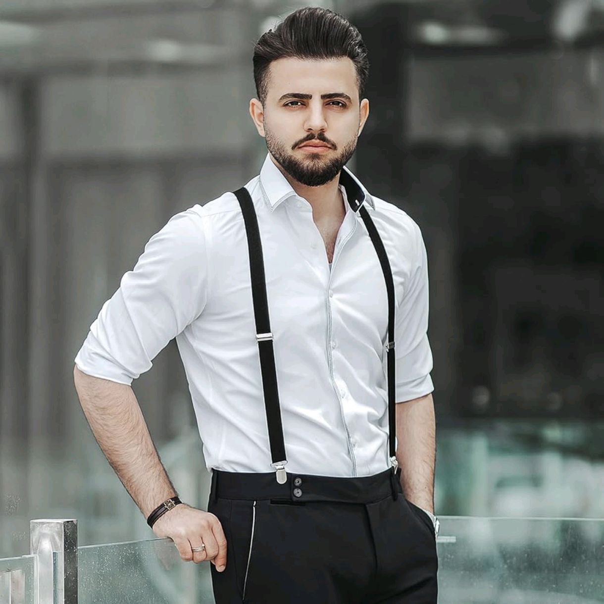 Suspenders For Men, Black Mens Suspenders Heavy Duty Clips Mens Braces Elastic Suspenders Y Back Suspenders Adjustable Suspenders Mens Suspenders Dressy Wide Suspenders for Men Snow Pants Jeans By Hidayah Creation