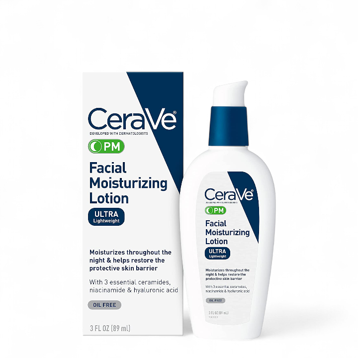 CeraVе Pm Facial Moisturizing Lotion Ultra Light Weight -89ml