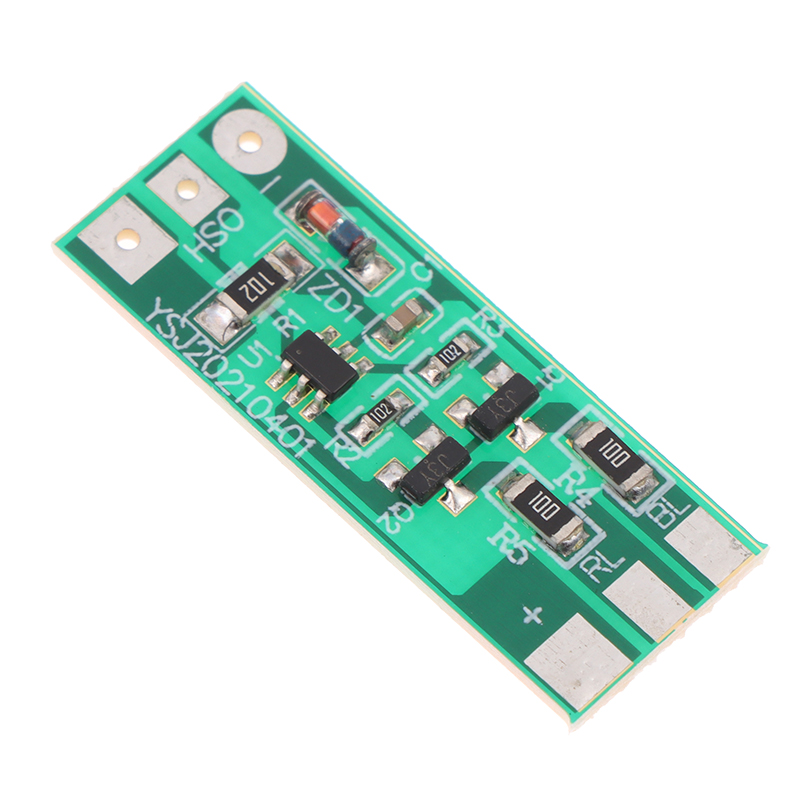 1Pc 3-12V Red Blue Two-color Flashing LED Light Module Safety Warning Light for Car Model Bicycle Electric Vehicle