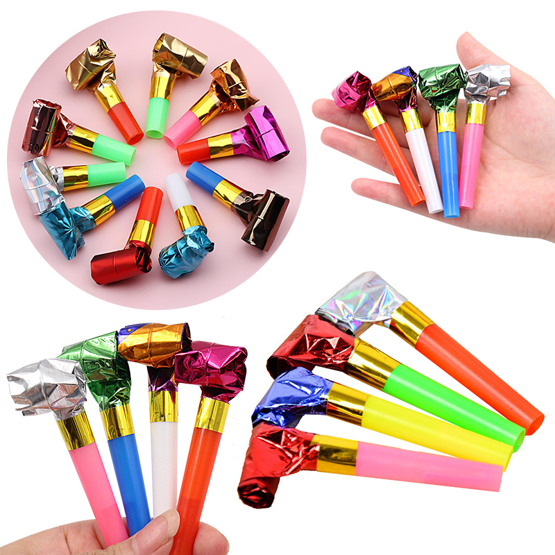 5/10/15/20PCS Plastic Blowing Dragon Whistles Mixed Color Sport Game Cheering Up Prop Festival Party Souvenir Carnival Gift ZYF