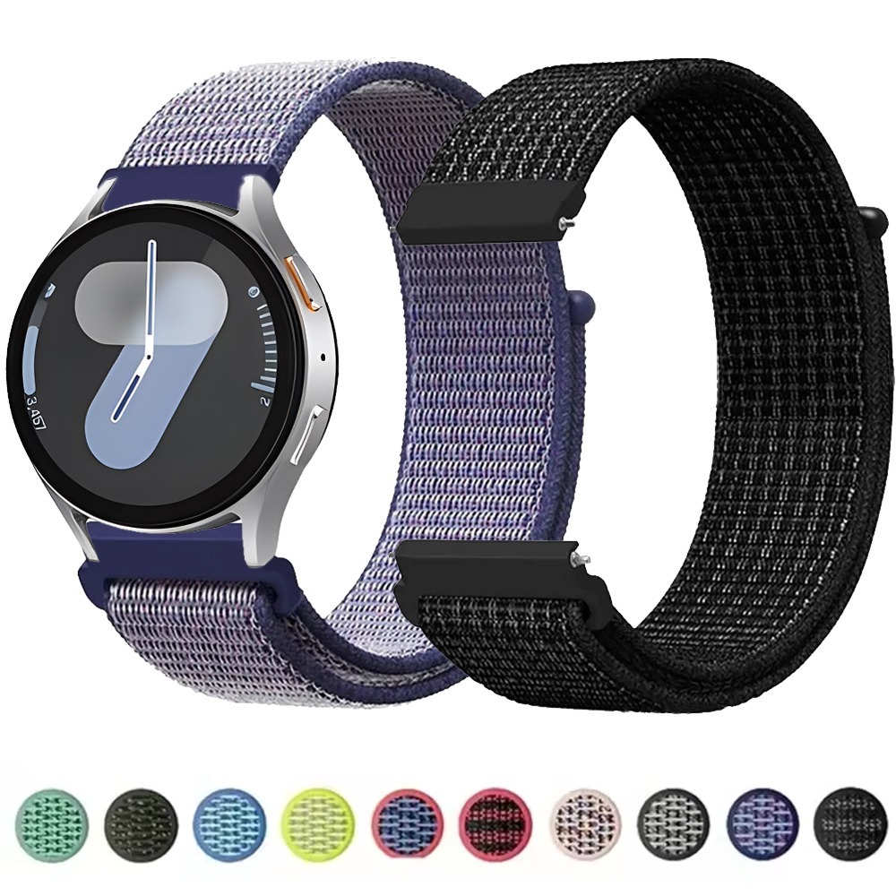 20/22mm Nylon Loop Strap for Watch 7 6 5 40mm 44mm Comfortable Breathable Band for Watch GT6-5 Active Max