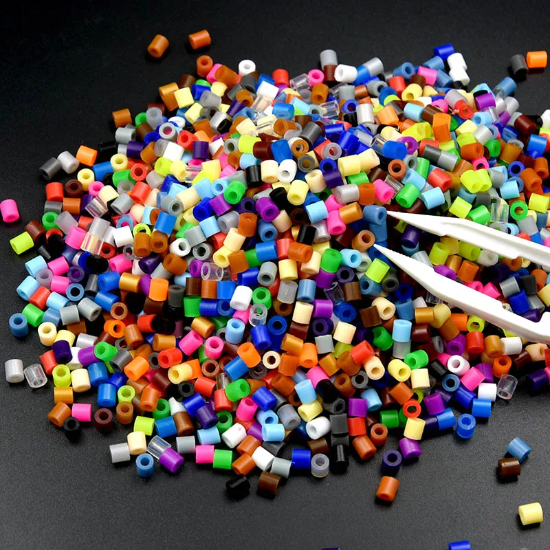 New Colours 5MM 500PCs Pixel Puzzle Iron Beads for kids Perler Hama Beads Diy High Quality Handmade toy Fuse Beads
