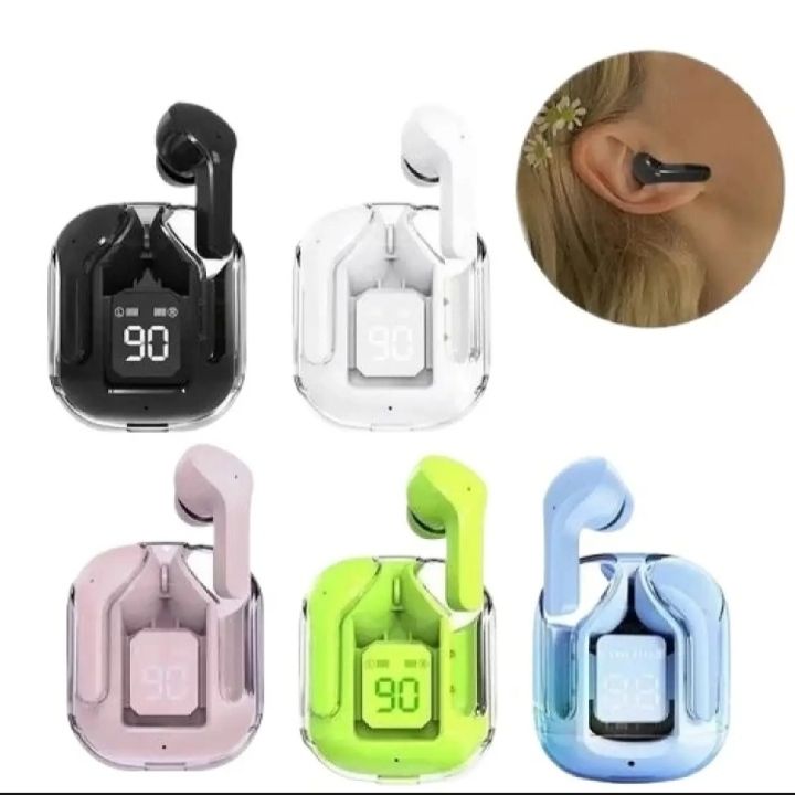 Ultrapods Pro Transparent TWS Wireless Bluetooth Earbuds With Digital Battery Display