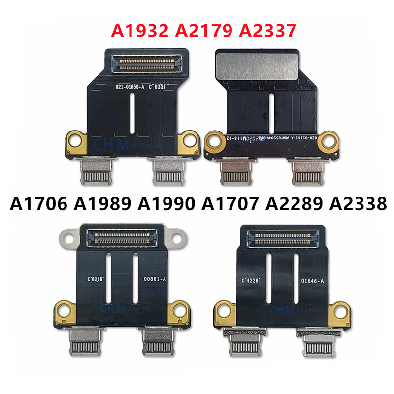 Original New DC Power Jack Board USB C Connector For Macbook Air Pro Retina 13" 15" A1706 A1707 A1990 A2141 A1932 A2179 A2337 nike ja 3