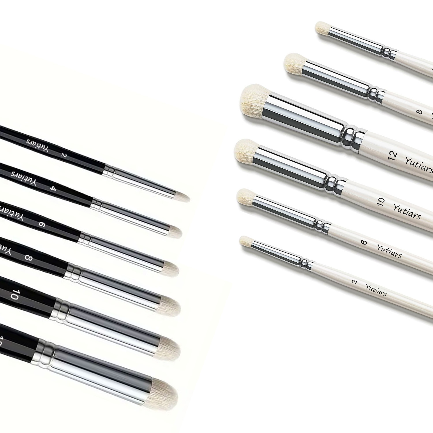 6pcs Dry Brush Miniature Painting, Wool Professional Drybrush Set, Hobby Detail Paint Brushes for Miniature 40K Model Painting