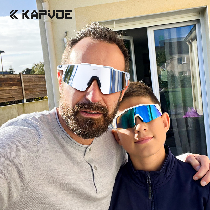 Kapvoe Girls Photochromic Sunglasses Child Sports Glasses for Skating Cycling Glasses Kids UV400 Boys Fashion Bike Goggles Cool