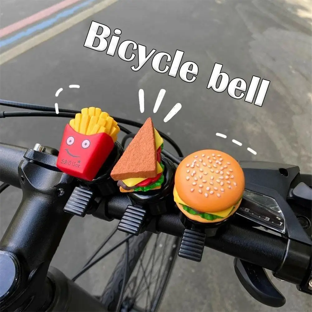 Hamburg cartoon bow flower bicycle bell, super loud children's mountain bike universal bell, scooter bell, bicycle decoration