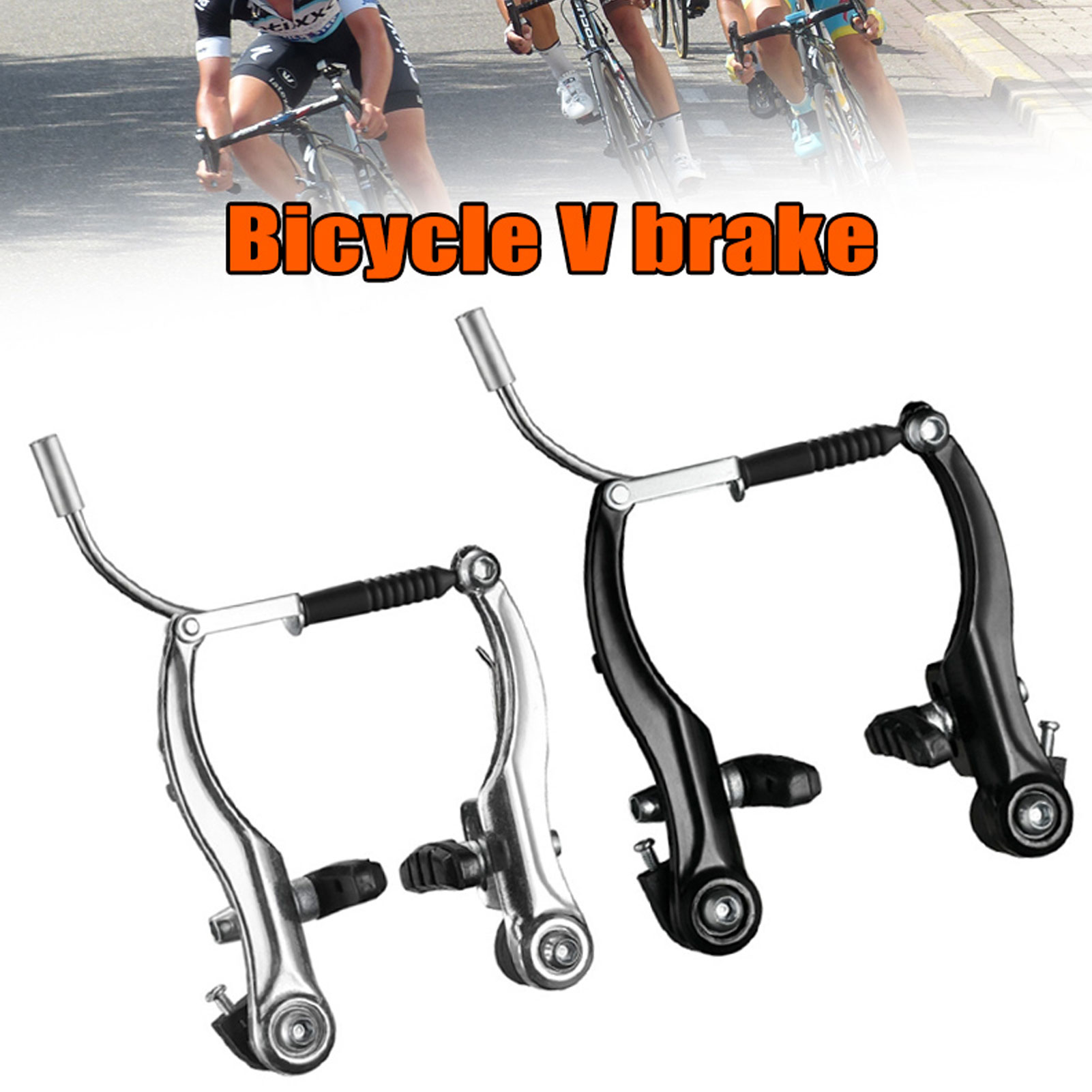 Aluminum Alloy Bike V Model Brake Left Right Hand Inner Outer Callipers Cables for Most Bicycle Road Bike