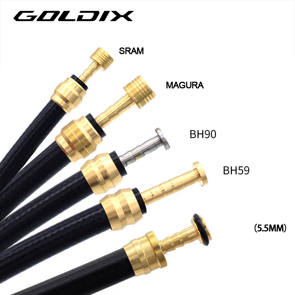 GOLDIX 20/50Pcs Bicycle Hydraulic Disc Brake Oil Pin Needle Olive Connect Insert for BH90 BH59 SRAM MAGURA Brake Oil Pipe Joint