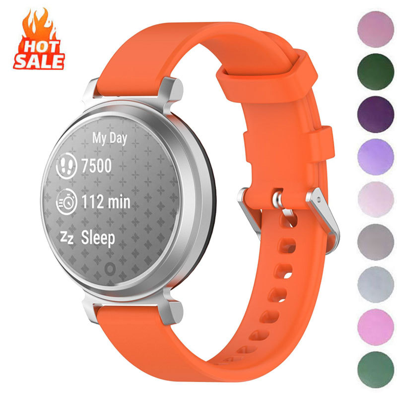 Official Silicone Straps For Garmin Lily 2 Soft 14mm Watchband Strap Bracelet For Garmin Lily2 Active silicone 14mm Accessories