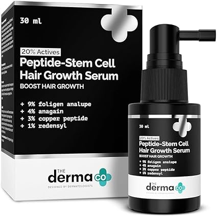 The Derma Co. 20% Actives Peptide Stem Cell Hair Growth Serum 30 ml