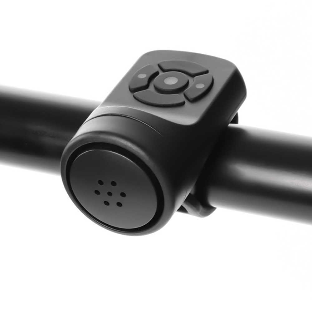 Bike Bell 120DB Burglar Vibration Alarm Bicycle Bell for Handlebars Waterproof USB Rechargeable for Mountain Bike Scooter