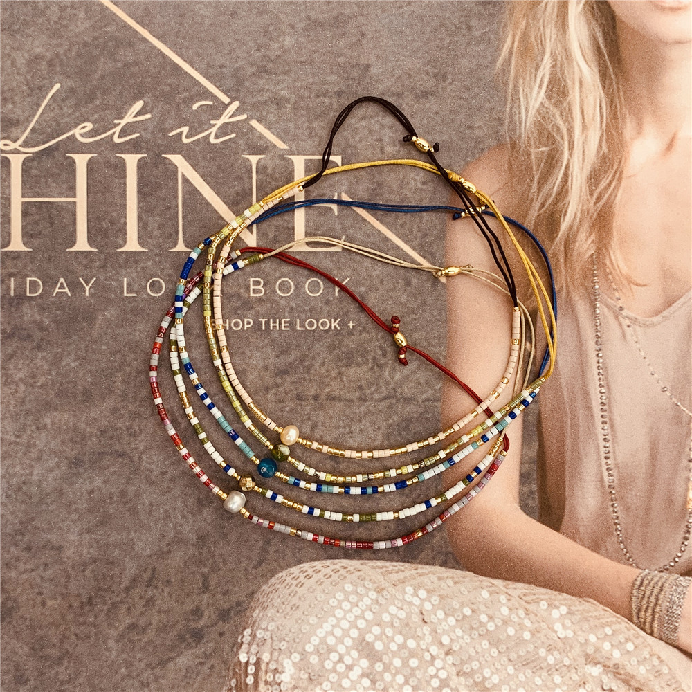 Go2boho Miyuki Beaded Bracelet Fashion Stone Pearl Jewelry Seed Beads Jewellery High Quality Pulsera Vintage Simple Bracelets