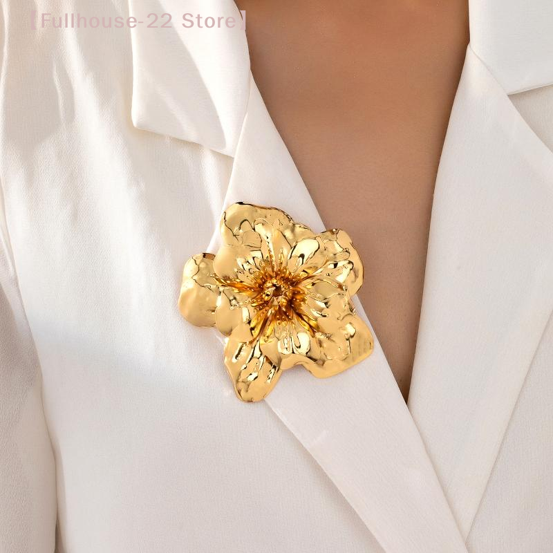 【MAX-22】1/2Pcs Stylish And Elegant Flower Brooch, 2026 New Trendy Retro Irregular Flower Brooch Pin, Clothing Accessory