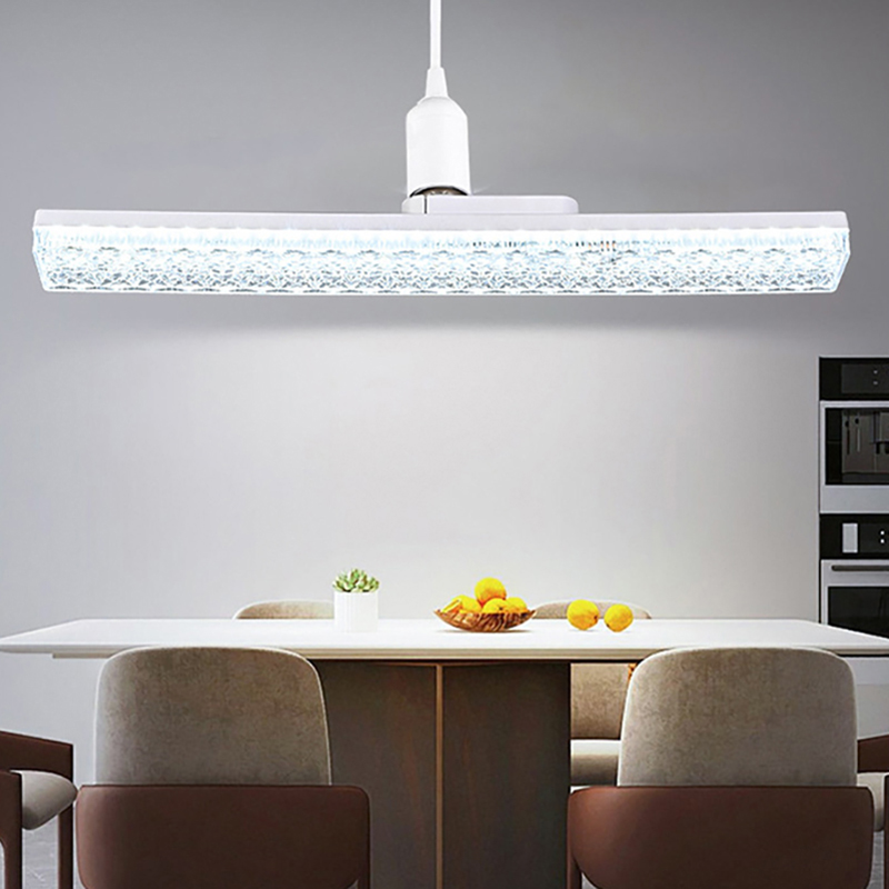 led strip light bulb super bright E27 23/30/40CM screw ceiling lamp household high power brightness long crystal bulb light