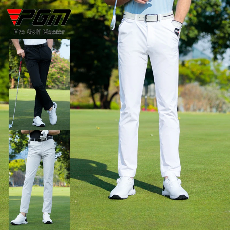 PGM Men Golf Pants Spring/Summer Elastic Belt Sports Pant KUZ200