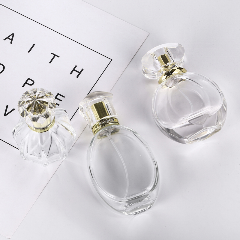 50ML perfume bottles portable perfume bottles empty bottles spray bottles empty glass bottles travel press
