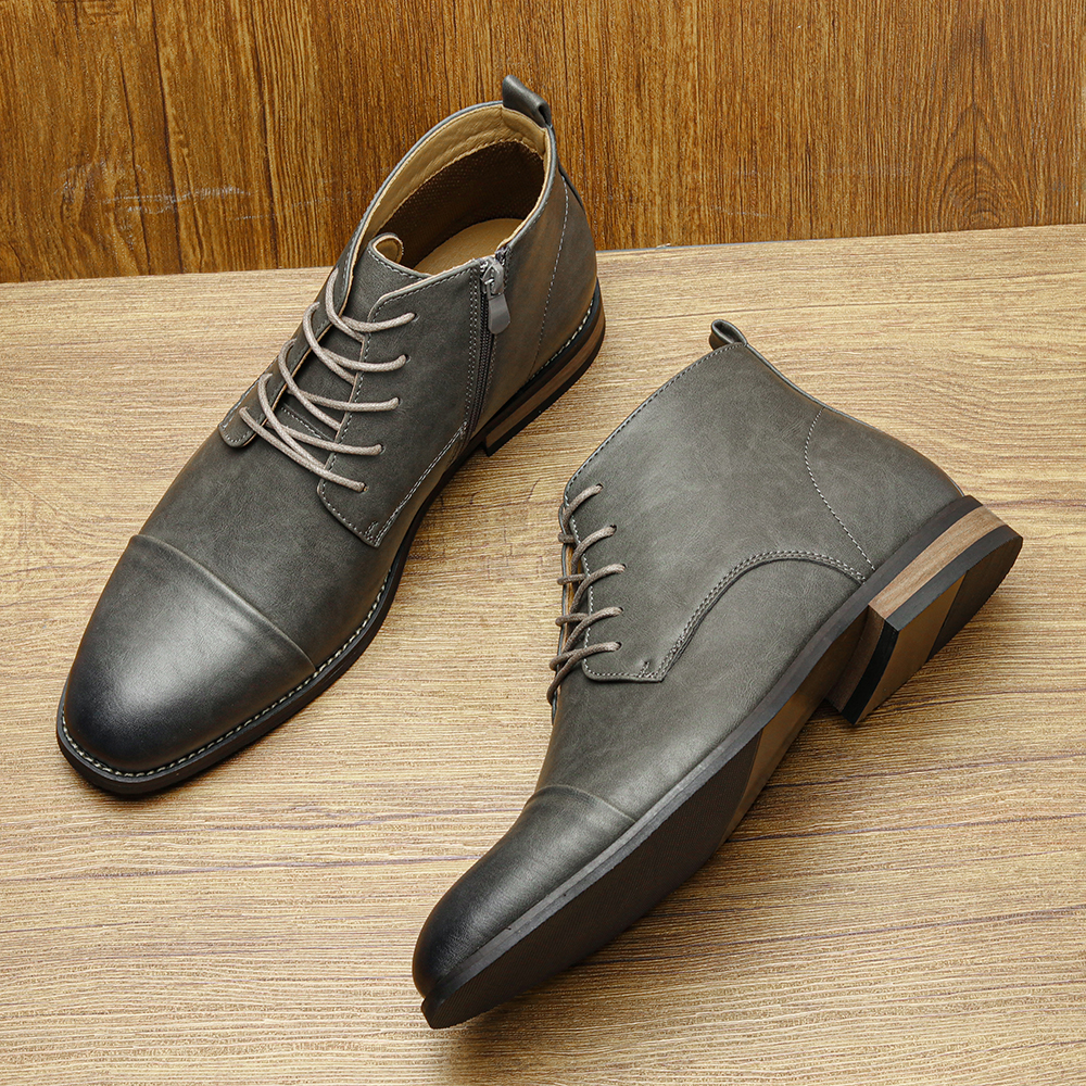 Boots Men Casual Brand Comfortable 2026 Fashion Boots Leather