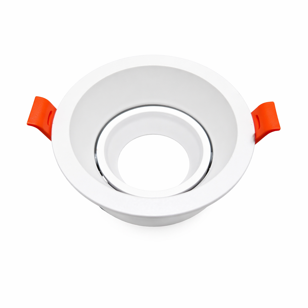 1/10PCS Modern Round GU10 MR16 Downlights White Spot Light Fixture LED Downlight Ceiling Spot Light Frame Indoor Lighting