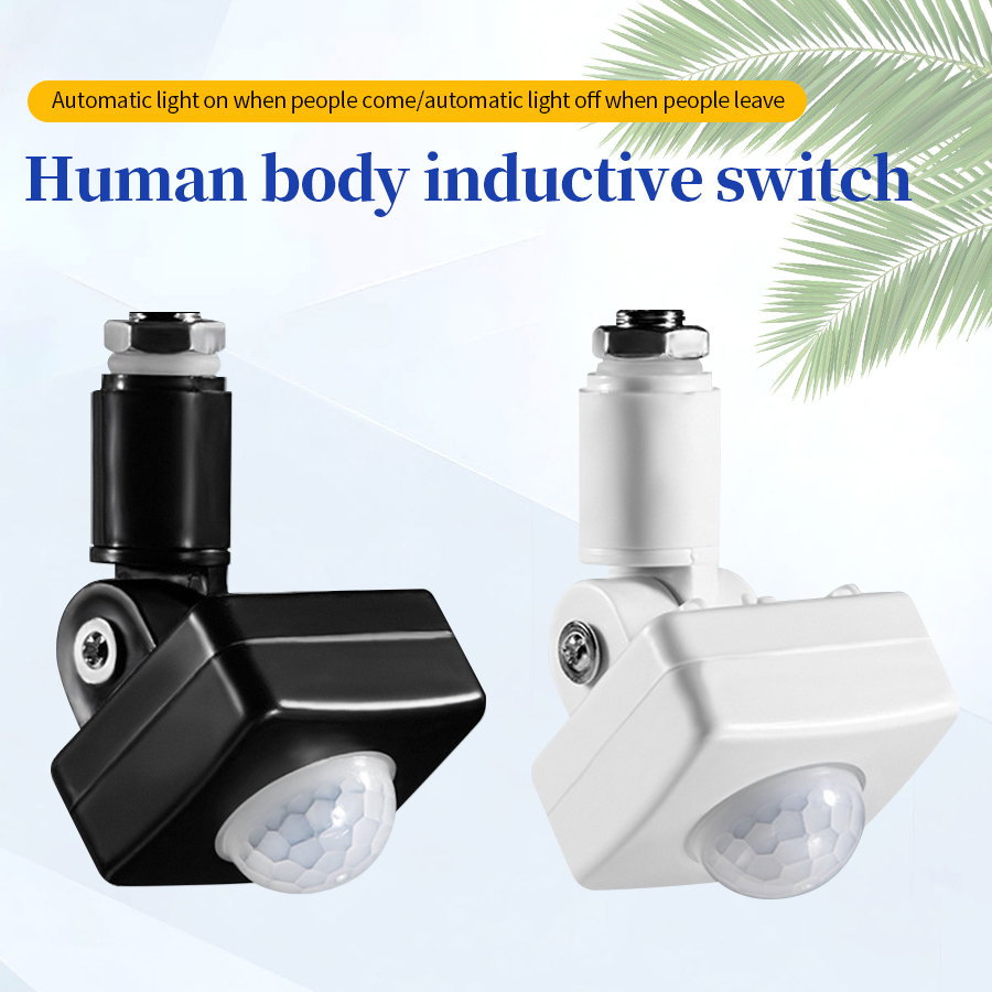 AC 220V PIR Motion Sensor LED Light Switch Infrared Human Detection Auto On Off Smart Switch For Corridor Staircase