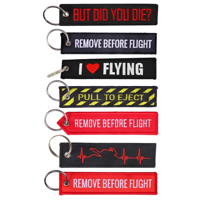 Keychain for Motorcycle Bijoux Key Chain for Men s and Cars Key Tag New Embroidery Key Fashion Trinket