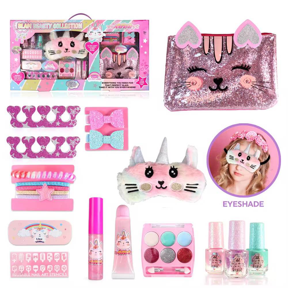 Makeup Toy Little Girl Pretended Play Make Up Game Toy Play Set
