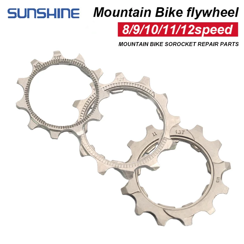 ZTTO MTB Road Bike Cassette Cog 9 10 11 Speed 11T 12T 13T Gold Sprocket Freewheel Cogs Replacements Bicycle Parts