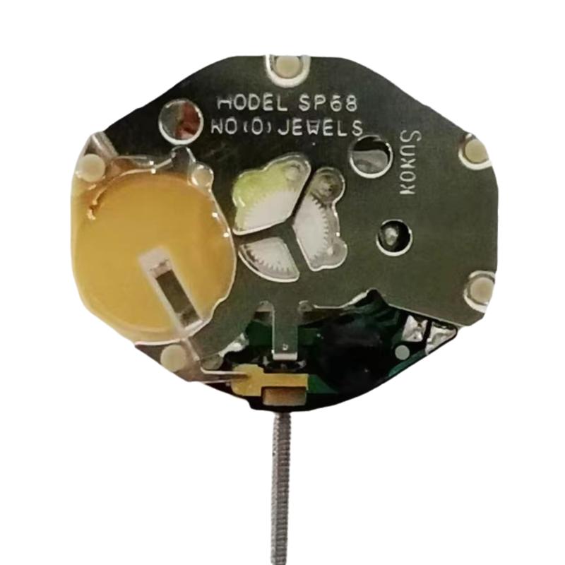 1Pcs Sweep Second /Continuous Second Movement New SP68 Movement 3-Hand No-Date Quartz Movement Watch Parts