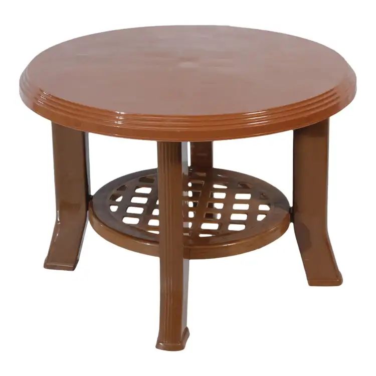 Bagmati Plastic Tea/Coffee Table For Indoor/Outdoor Purposes (Round)