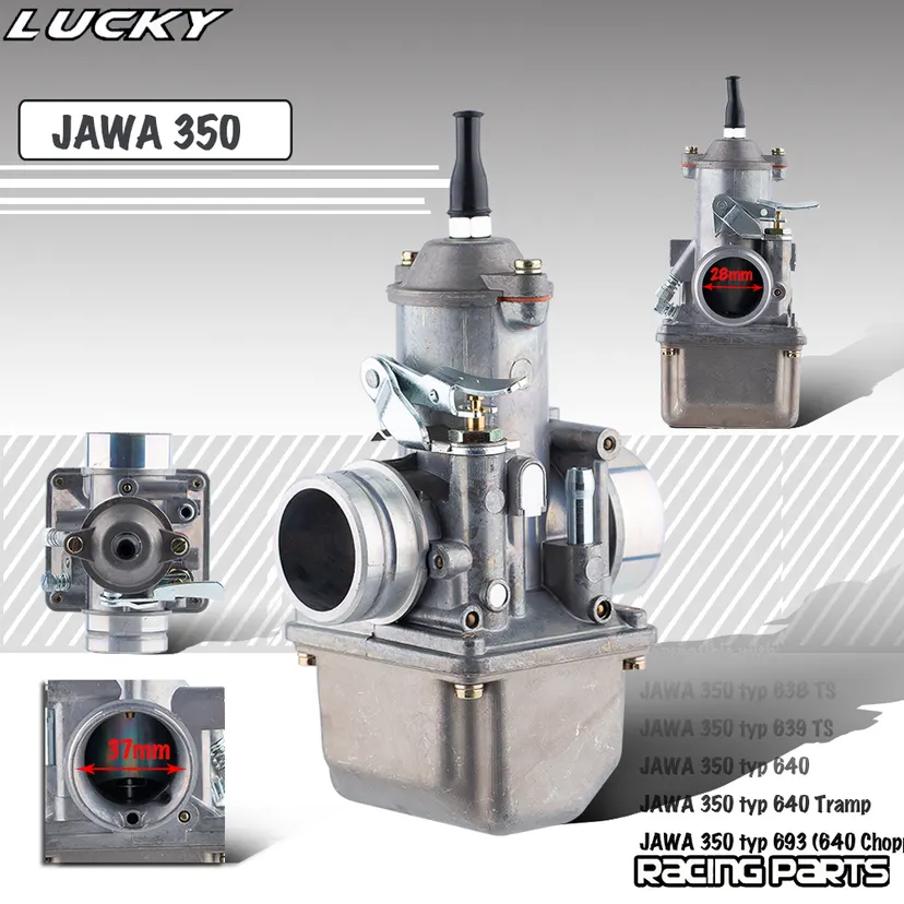 NEW JAWA 350 Carburetor 28mm For JAWA350 TS Type 638 639 640 693 Chopper 12V Vergaser Motorcycle Carbn Scooter Dirt Pit Bike nike ja 3