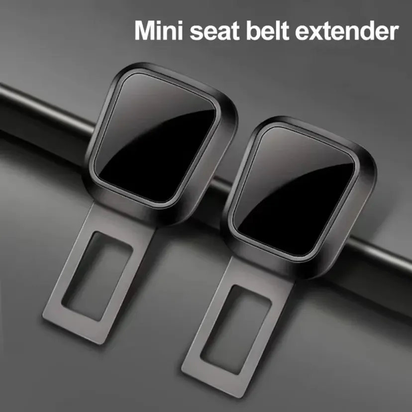 Car Seat Belt Extension Shoulder Strap Extension Button Suitable for Interior Accessories Fof Tesla Porsche Mercedes Benz Cars