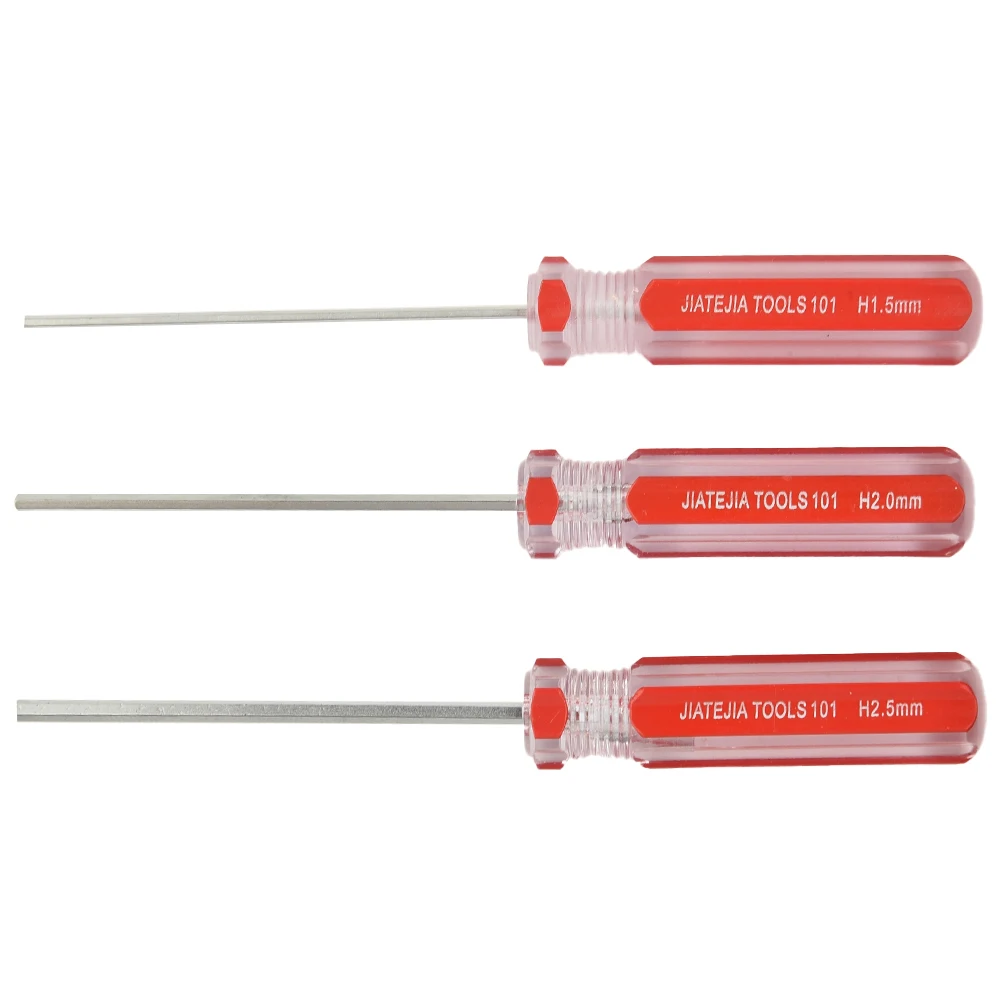 1pc Hexagon Screwdriver 1.5/2/2.5/3/4/5/6mm Hex Screw Driver Magnetic Screwdriver For Electronics Toy Models Furniture Repairing