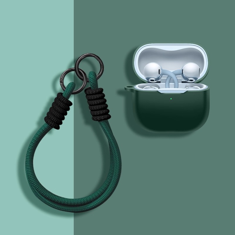 Soft Silicone Earphone Case For FreeClip 2 Cover Shockproof Headphone Shell For FreeClip Clip 2 With Lanyard