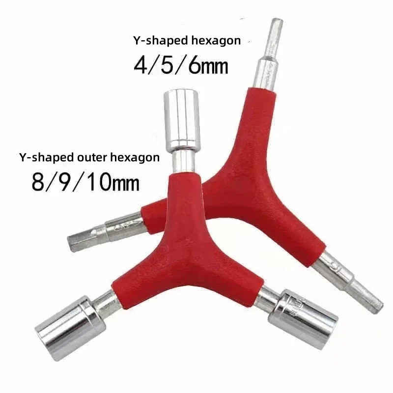 1pc Y Shape Bike Allen Wrench Internal Hexagon Wrenches 4mm 5mm 6mm MTB Road Bicycle Cycling Hex Key Tools Bicycle Repair Tool