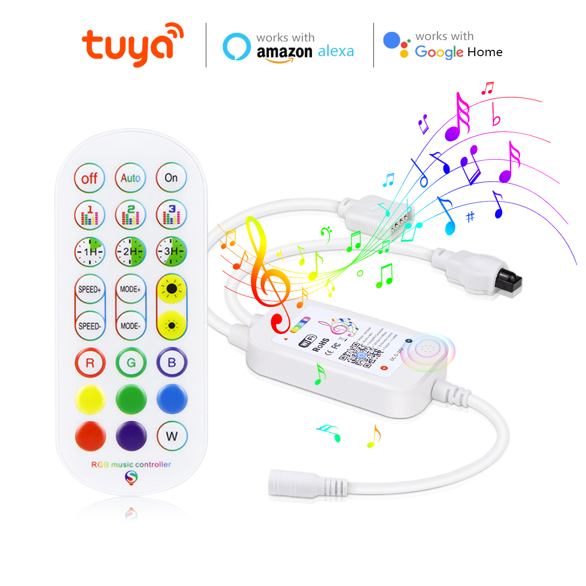 Smart Home RGB Led Controller,Tuya LED Strip Controller,Wifi Switch for 12V 5050/2835 Neon Light lightify